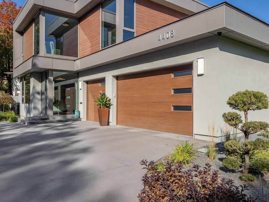 Every detail is top of the line. Heated cement driveway plus heated oversized 3 car Garage wired for charging station.