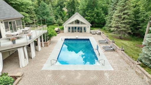 Large private pool perfect for entertaining