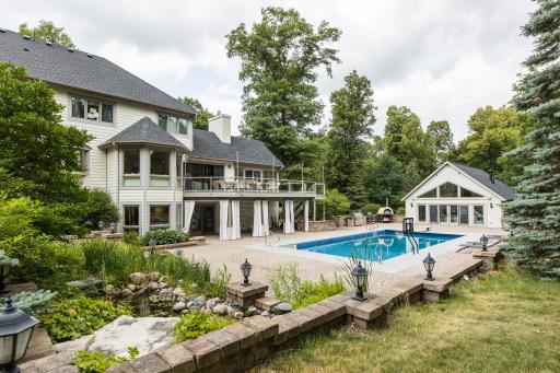 Private outdoor paradise with pool and guest house.jpg