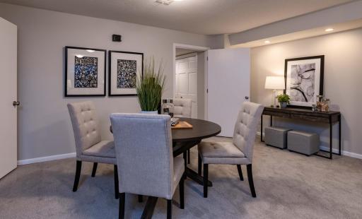 gracious room sizes allow for multiple activites
