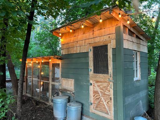 Have a taste for fresh eggs? Property is complete with a chicken coop.
