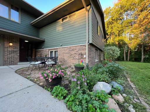 Beautiful landscaping with a smart sprinkler system.
