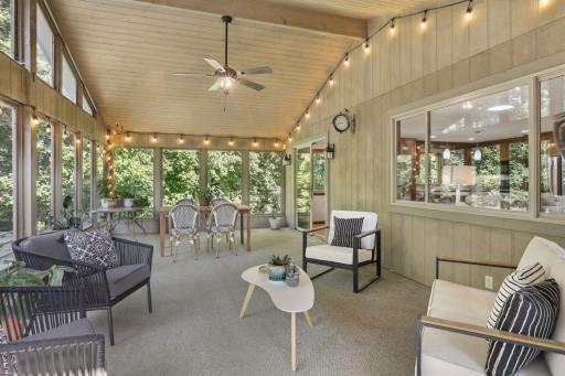 Photo for 899 Millwood Avenue, Roseville, MN 55113 - Listing #6423463 A comfortable space for enjoying the outdoors while maintaining a sense of privacy.