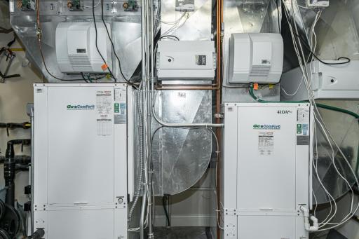 Dual Geothermal Pumps for Heating, Cooling and Hot Water