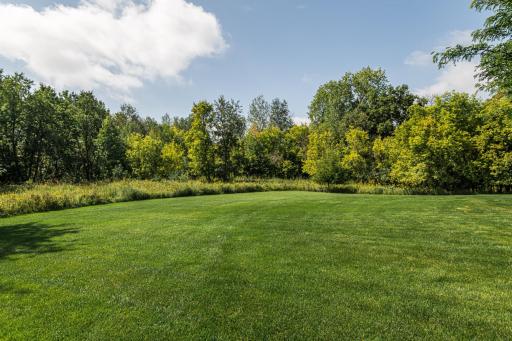 Huge Backyard Bordered by MN Native Prairie