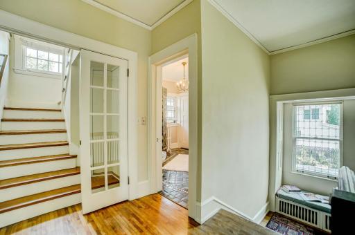 Stairway to panoramic views from the primary bedroom