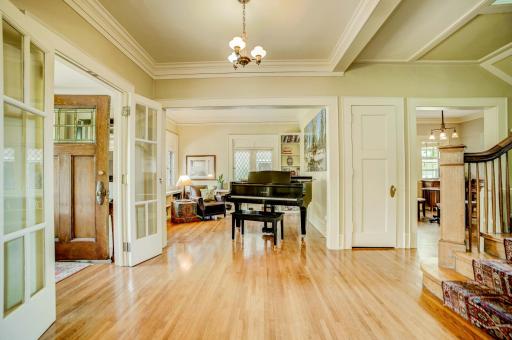 The perfect music, office or family room off the main entry