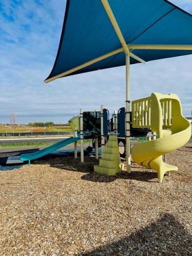 This city park playground has so many fun activities for kids of all ages!