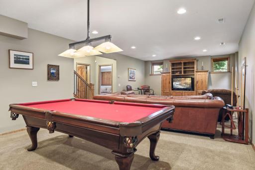 In addition, there is a game/billiards area for leisurely pastimes.