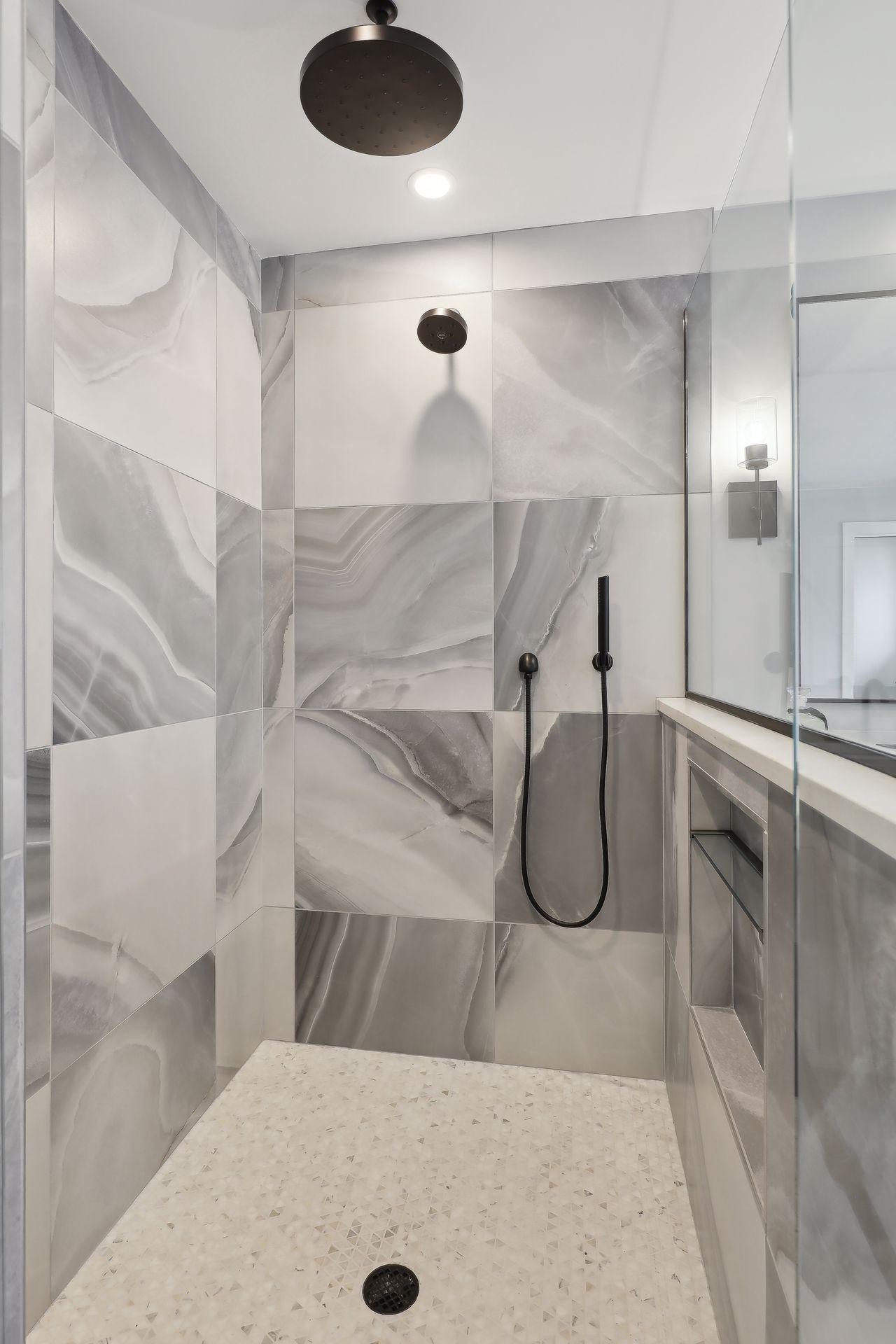 Primary walk in shower