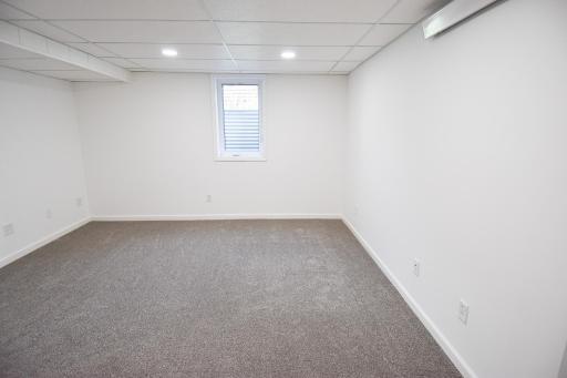 Basement bedroom