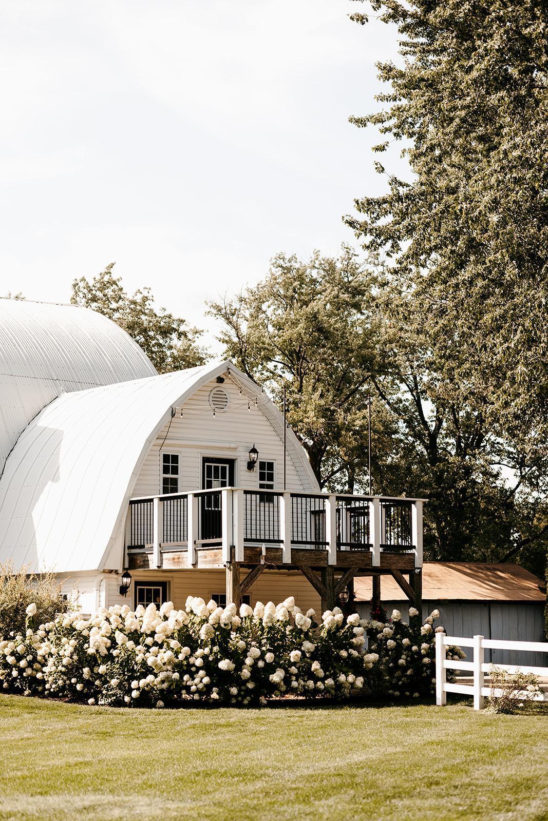 Gothic arch style dairy barn