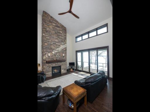 Large Sliding Glass Door Leading to an Amazing Deck.