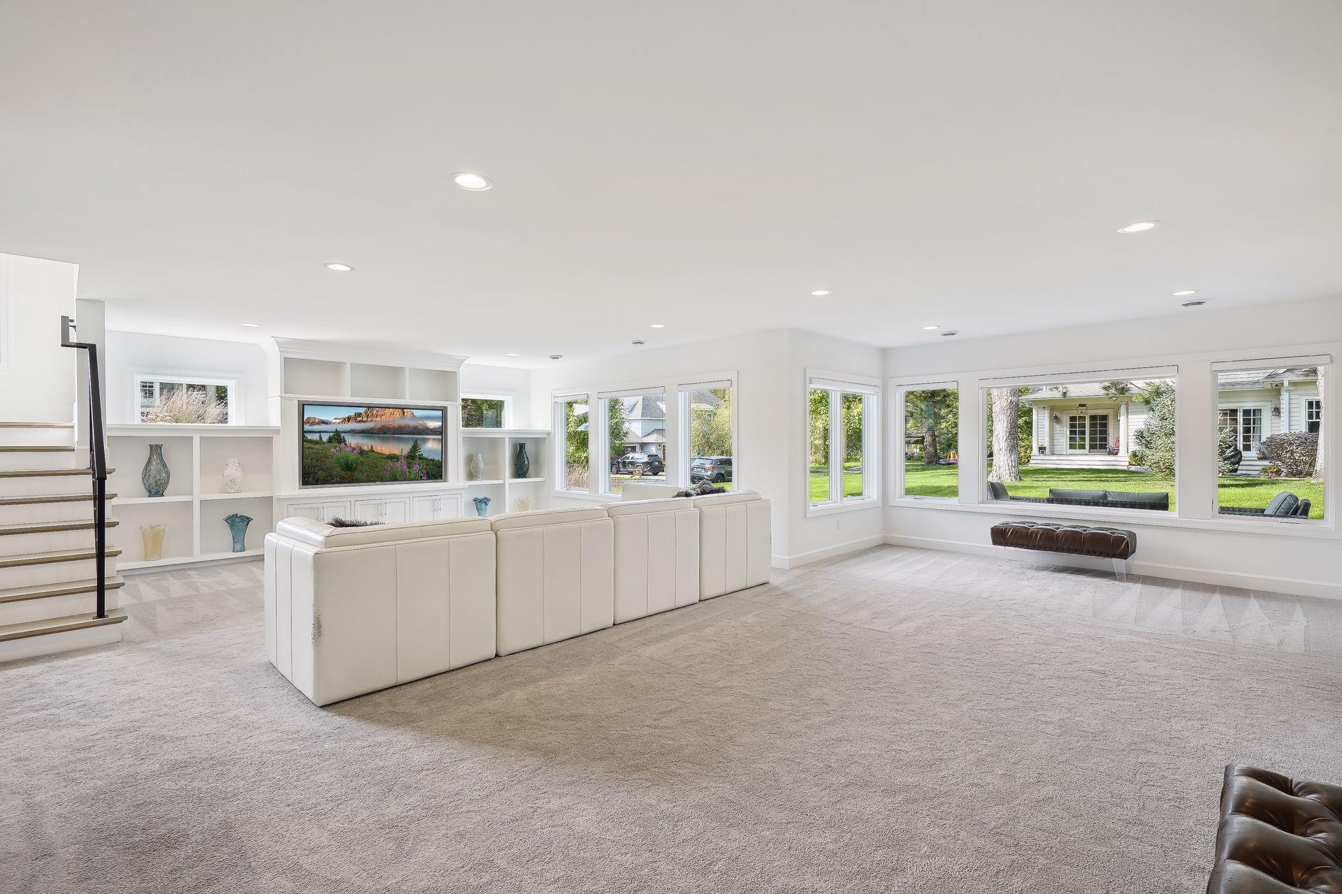 Walk-out lower level - family room