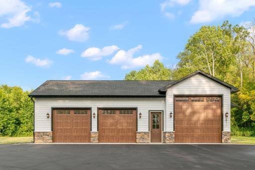 Large 12 x 12 and three 10 x 9 paneled doors