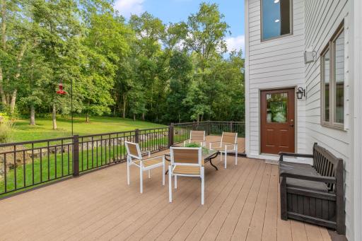 Access to the maintenance free deck from Kitchen and Informal Dining Room