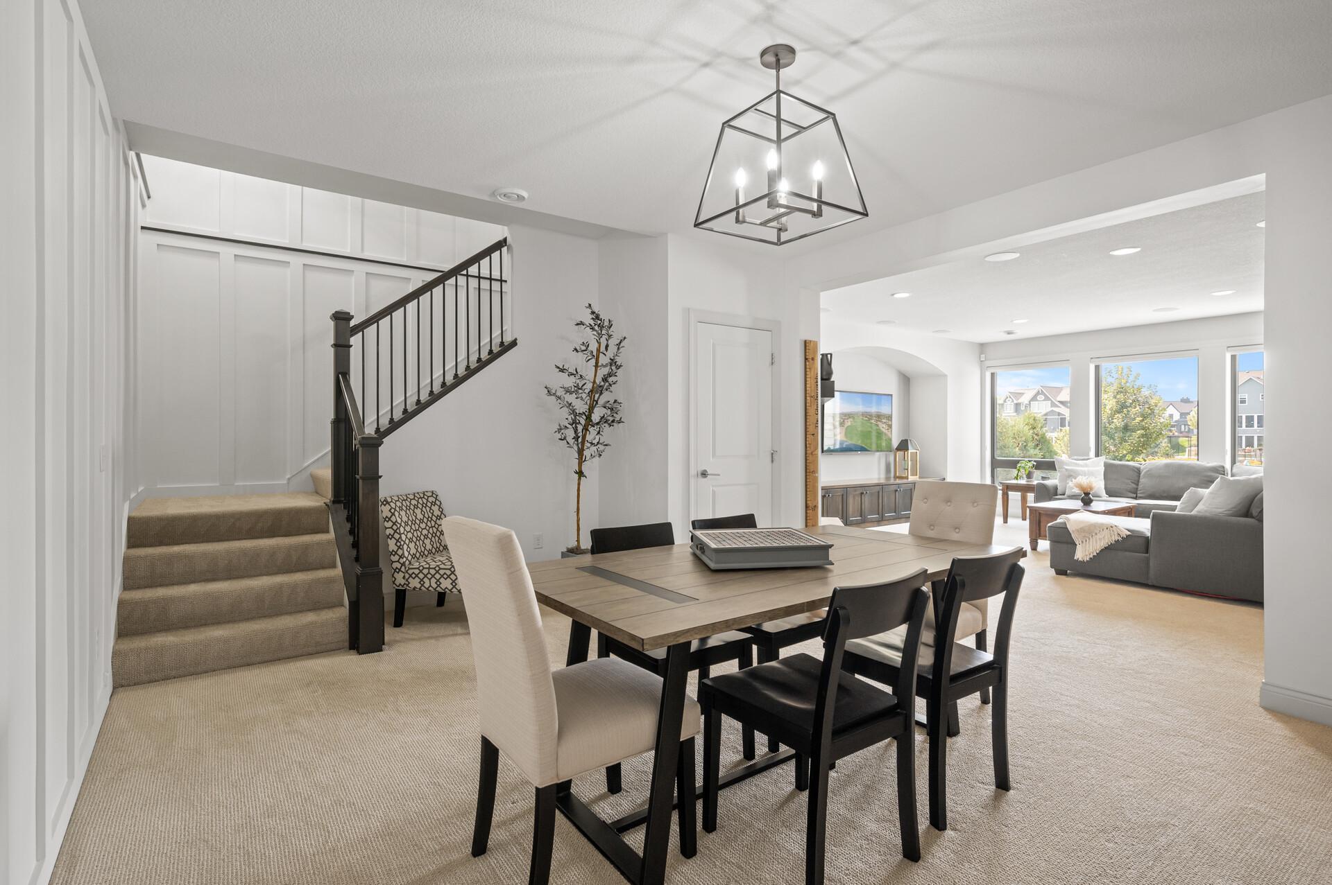 Recreation area for games, activities, and leisure, enhancing the overall livability of the home.