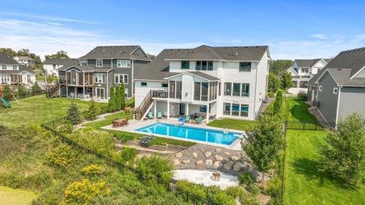 Stunning landscaping surrounding the home, and don't forget about the incredible views!