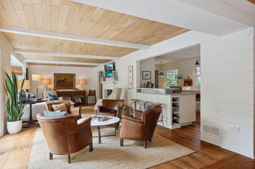 Open kitchen to living area perfect for entertaining.