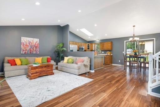 Walk into your new home! The main level open floor design gives a spacious feeling.