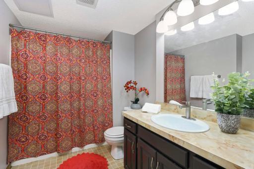 Another full bathroom is conveniently located in the lower level!