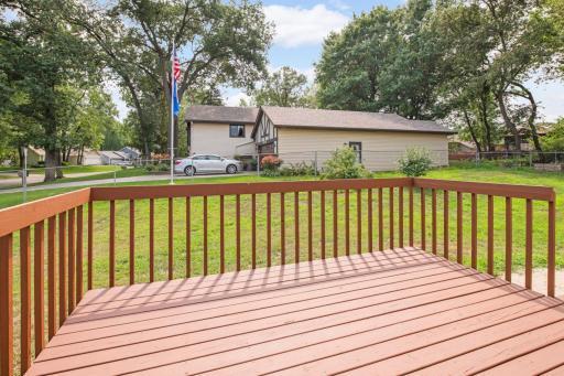Grill or lounge on the freshly painted deck!