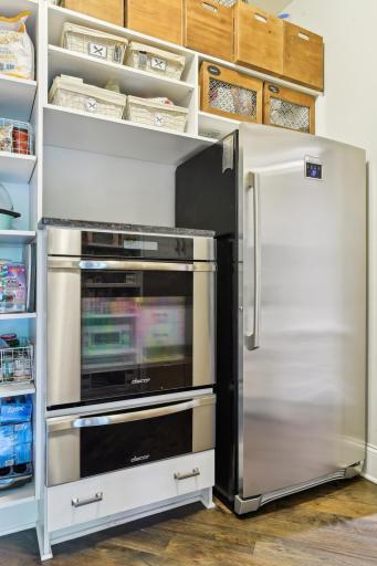 Photo for 16655 32nd Avenue N, Plymouth, MN 55447 - Listing #6430181 Dacor oven in the pantry as well as a commercial style all freezer, plus a tremendous amount of storage