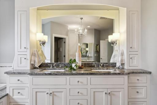 Photo for 16655 32nd Avenue N, Plymouth, MN 55447 - Listing #6430181 Dual vanity with a great amount of cabinet storage and great lighting (including lighted make up mirror).