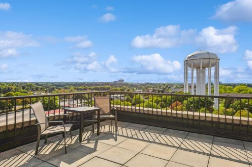 Community Deck on the West Side of the Building