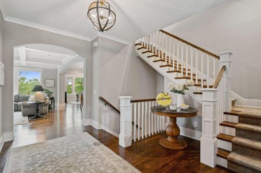 Foyer, the main floor office is off to the left upon entrance into the home.