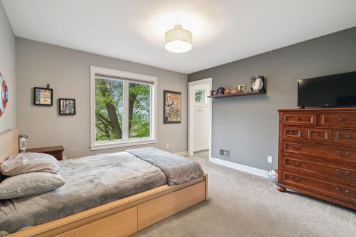 One of 4 upper level bedrooms with ensuite.