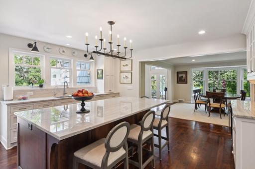Gourmet Kitchen with Views of Lake