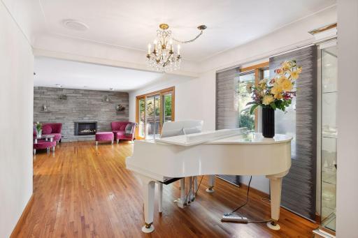 Versatile living room space, with plenty of room for a piano or use as your formal dining room.