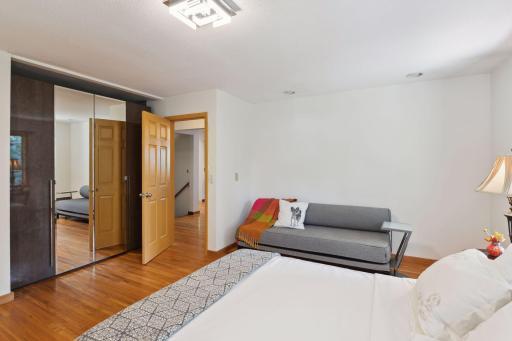 Retreat to this peaceful oasis, complete with a spacious wardrobe for all your storage needs.