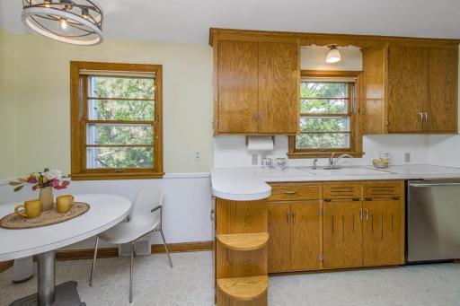 Informal dining area