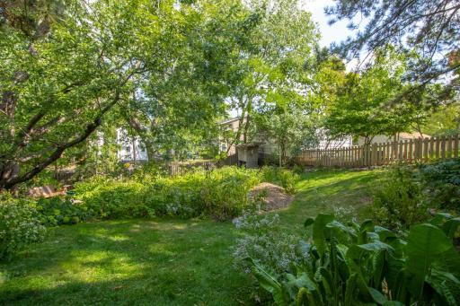 Large lot is a gardener's dream