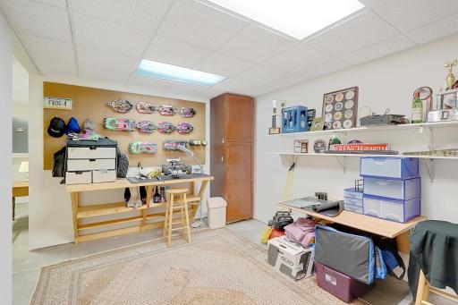 Two Flex Spaces - now hobby rm, could be exercise, 2nd office, media room, etc