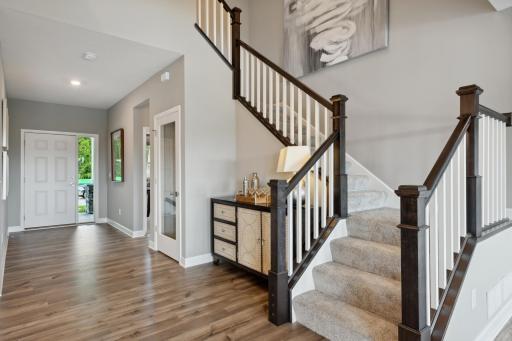 Wrapped staircase design to inspire.