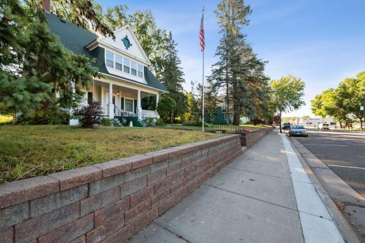 Just take a short stroll up the sidewalk to the city park overlooking the beautiful St. Croix River.