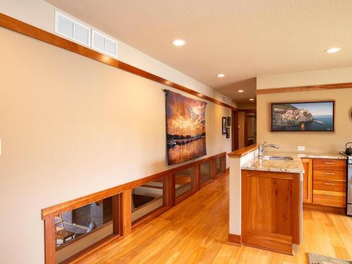 Upper Level Light Passes Through to Main Floor
