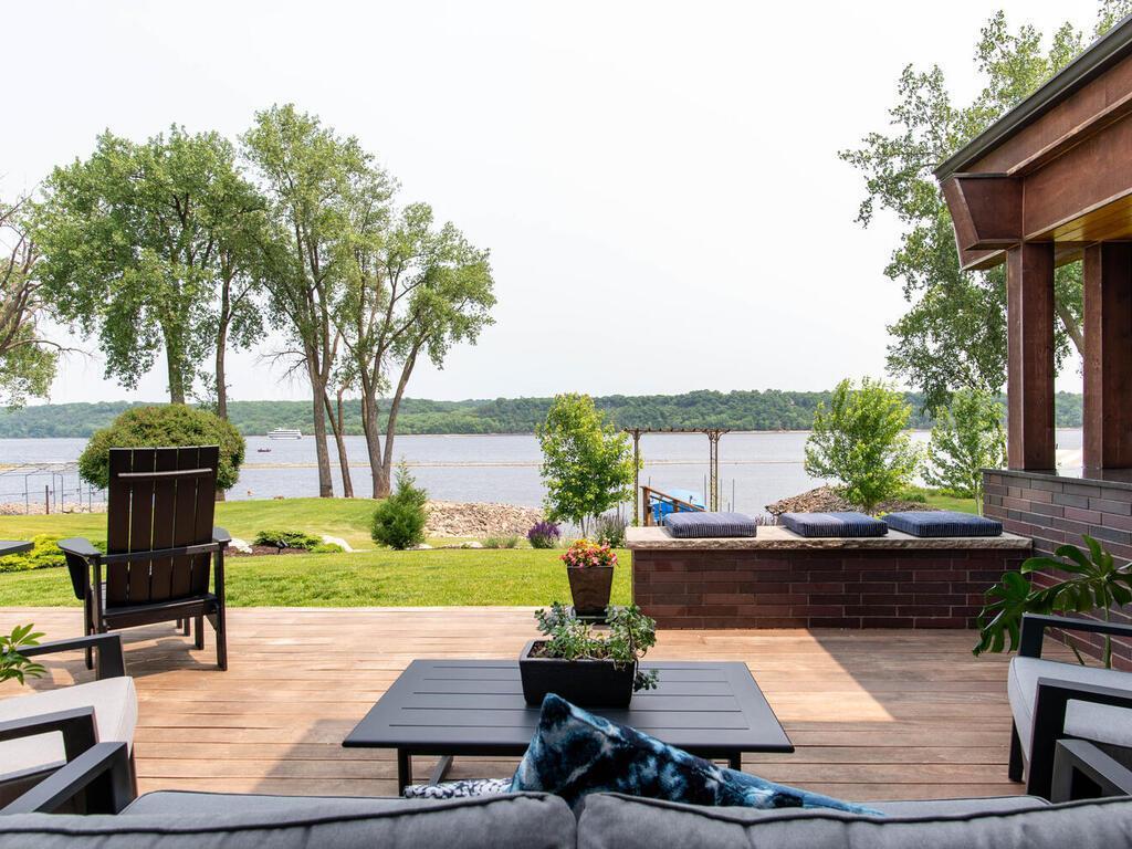 Overlooking the main river channel