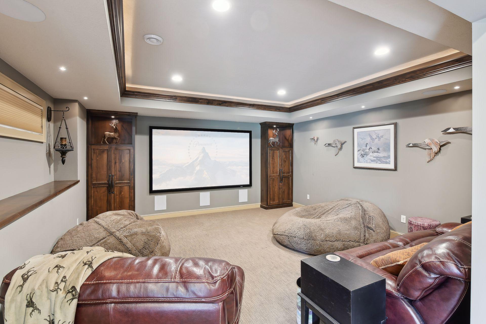 Home theater with surround sound