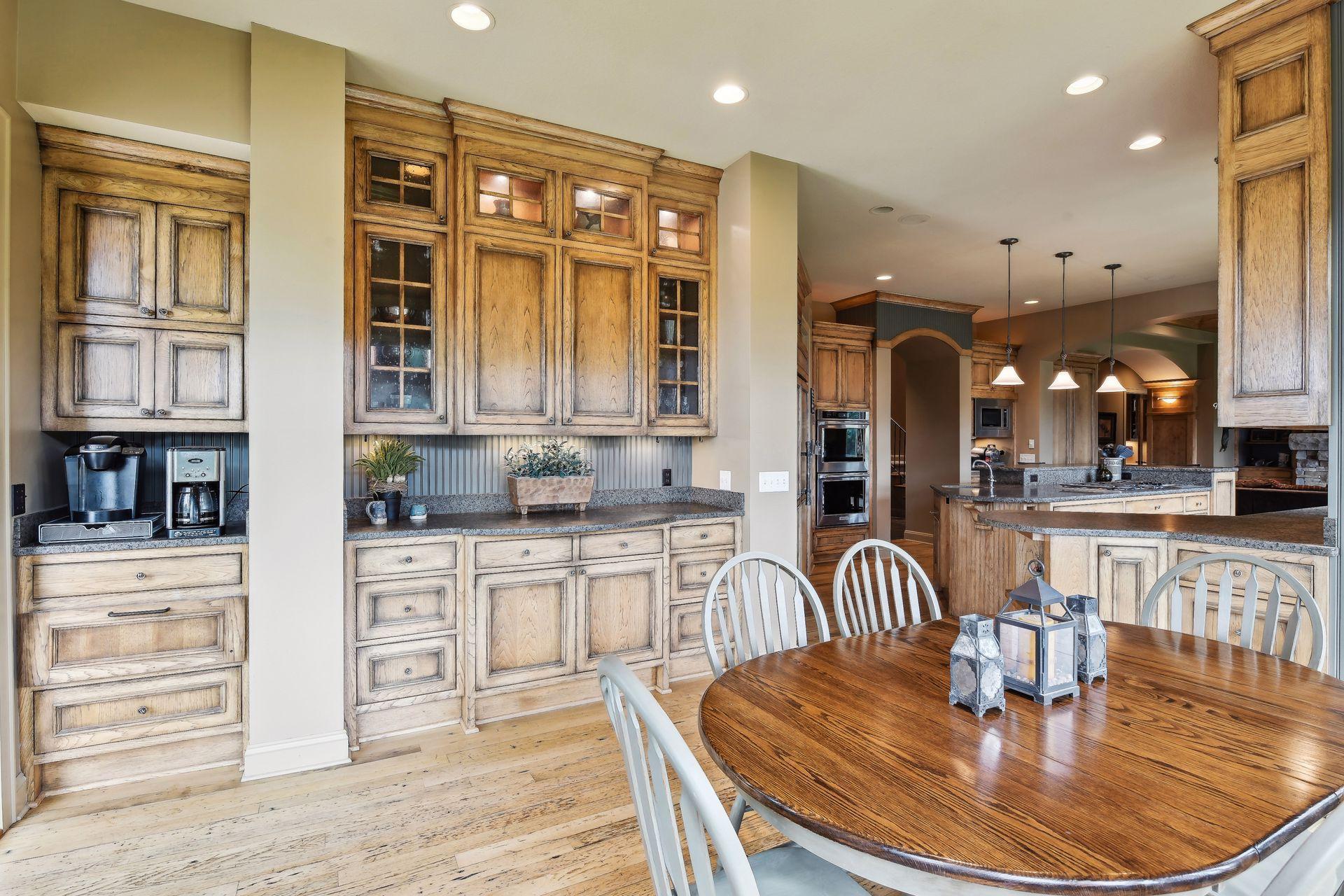 Plenty of storage and counter space.