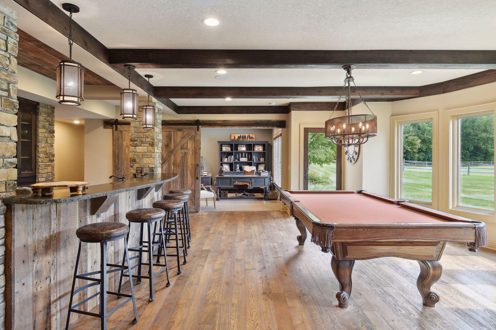 The bar and billiard area opens out to the virtually limitless grounds