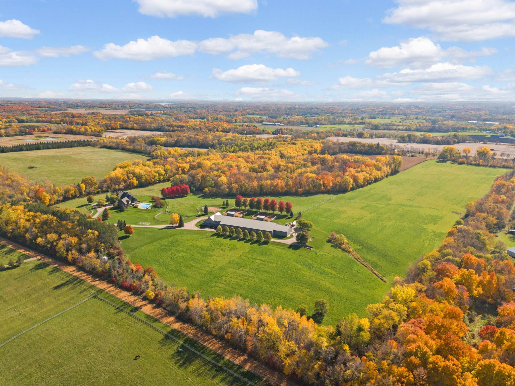 View looking southeast from Turner Road
