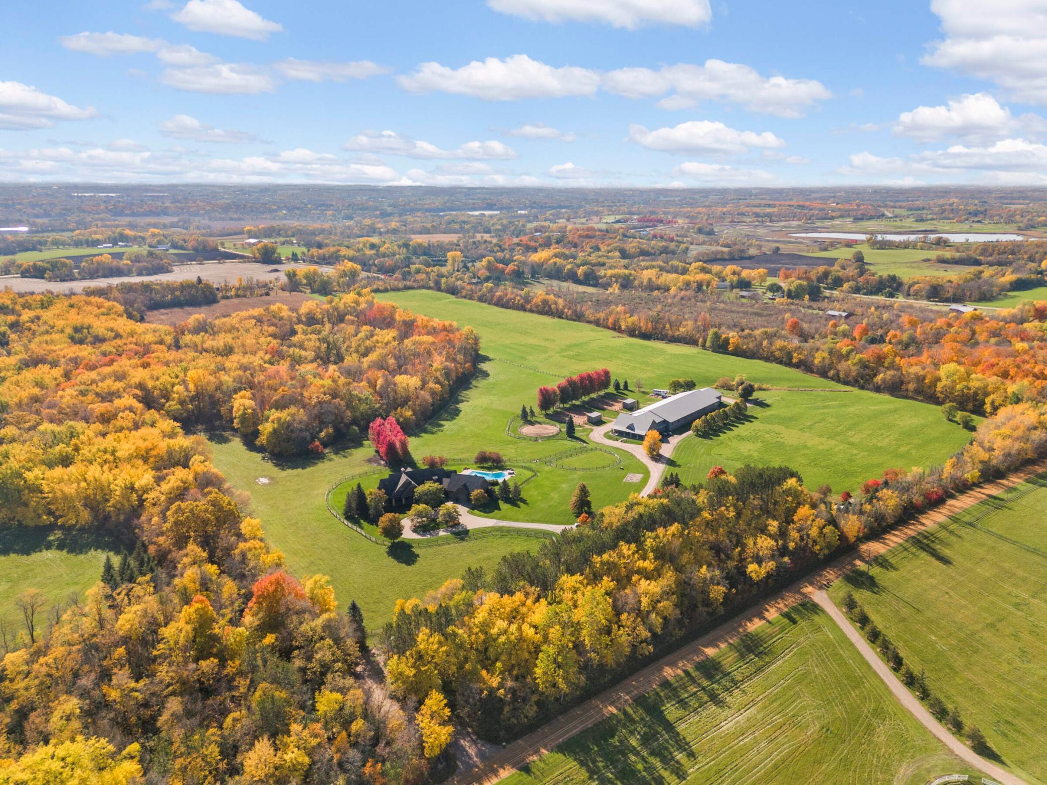 View looking southwest from Turner Road