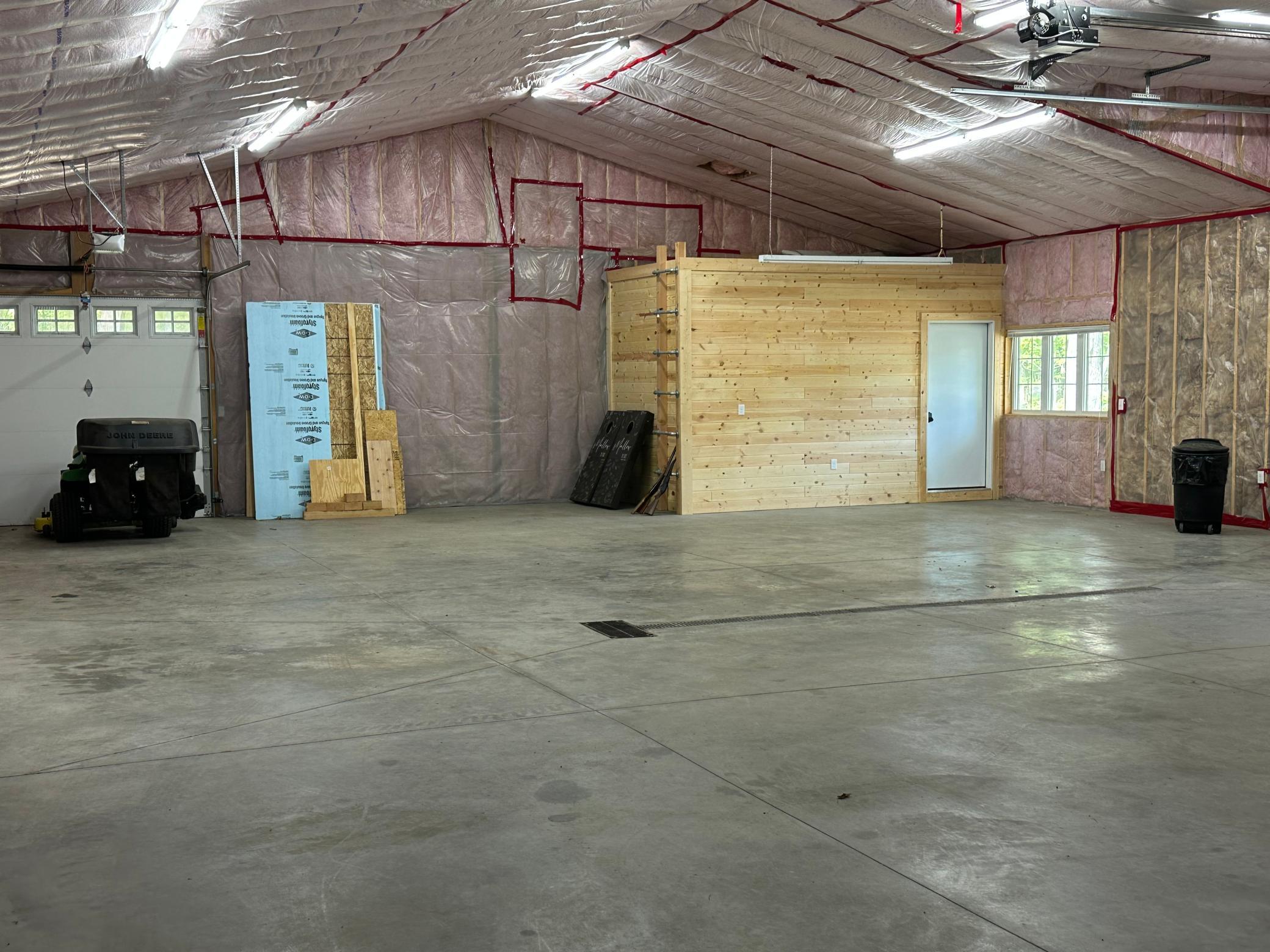 Inside Storage Shed
