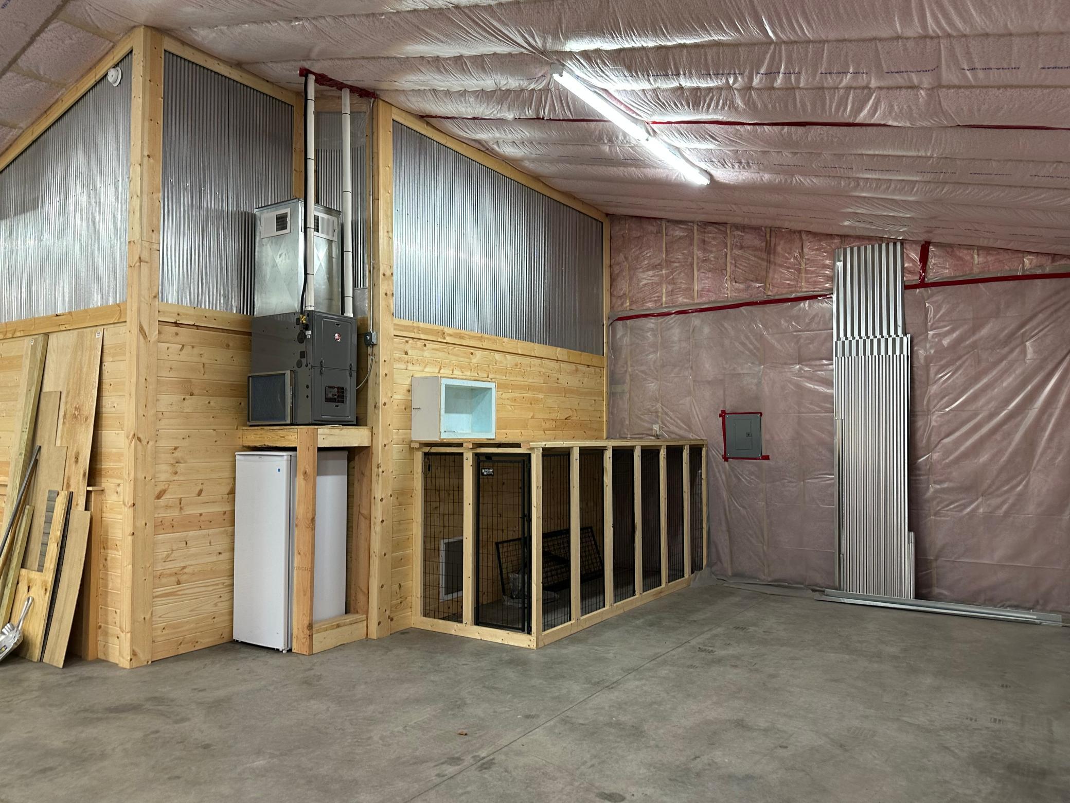 Dog Kennel and High Efficiency Furnace