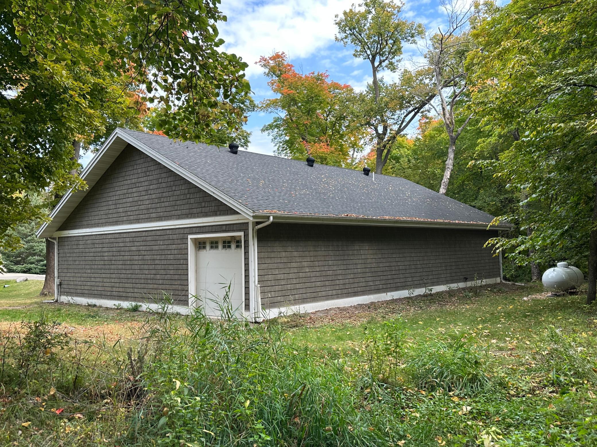 Side Garage Door and Back Side