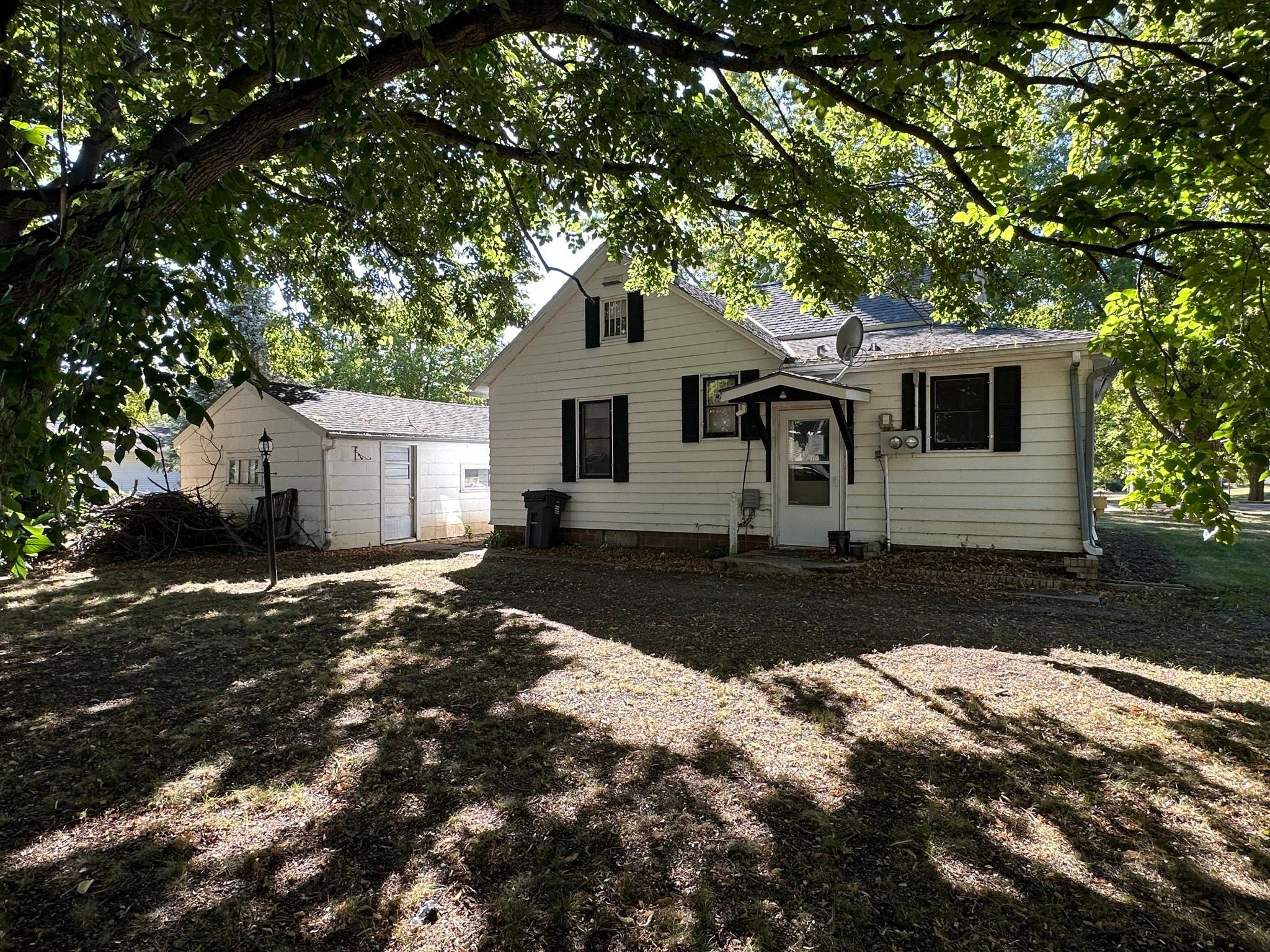 This 3 bedroom home is located on a spacious corner lot near downtown Ivanhoe.